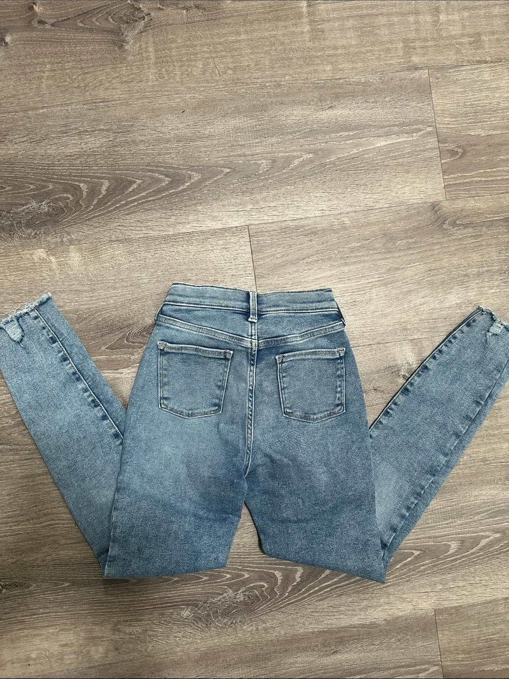 Old Navy Skinny Jeans Trio in Dark Blue, Mid Blue, Light Blue